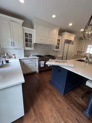 Cabinet Painting in New Canaan, CT (1)